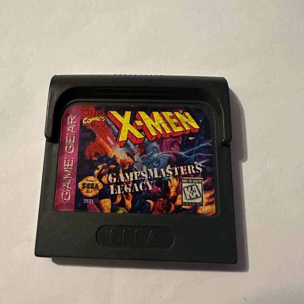 SEGA Game Gear X-Men Game Master's Legacy Cartridge